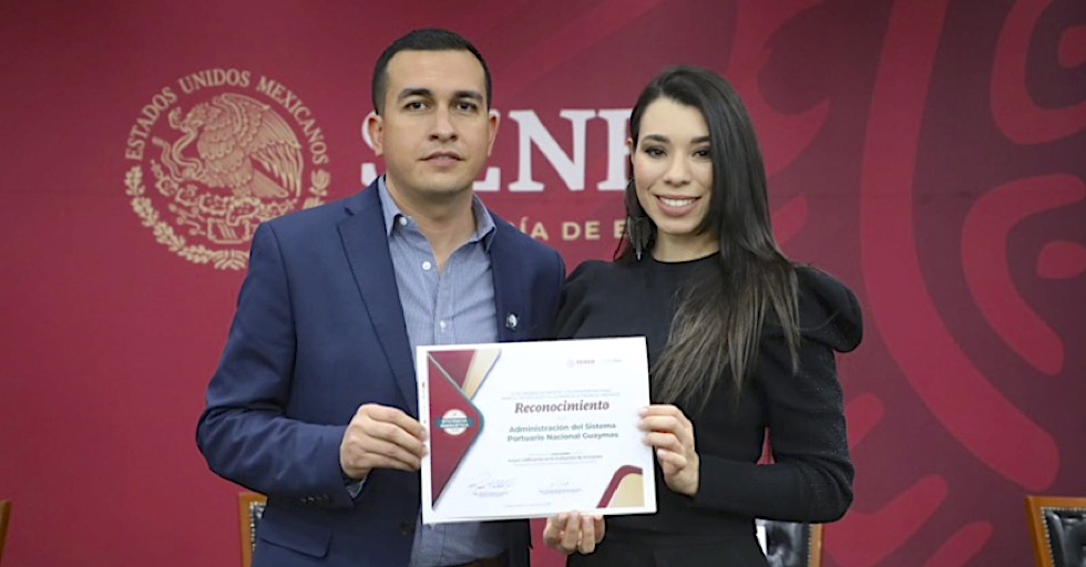 ASIPONA GUAYMAS, Ganador del 1er lugar como 'Inmueble con la mayor calificación en la evaluación de eficiencia energética de la CONUEE'