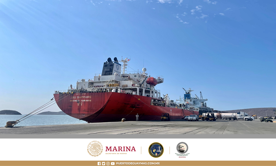 Exportación de Aceite de Pescado desde el Puerto de Guaymas