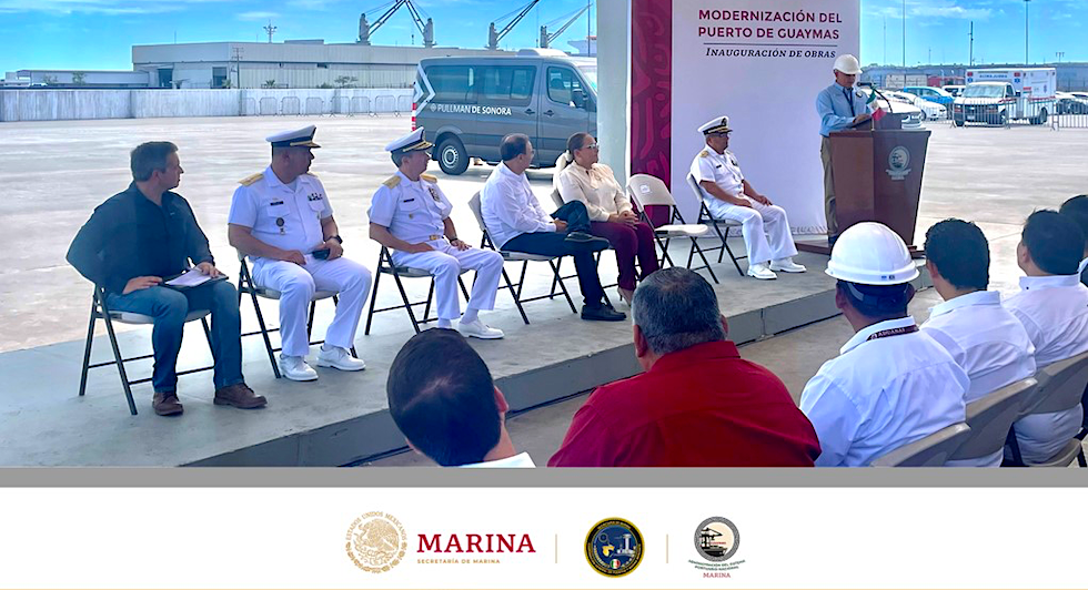 ASIPONA Guaymas Inaugura obras estratégicas 
de la modernización del puerto